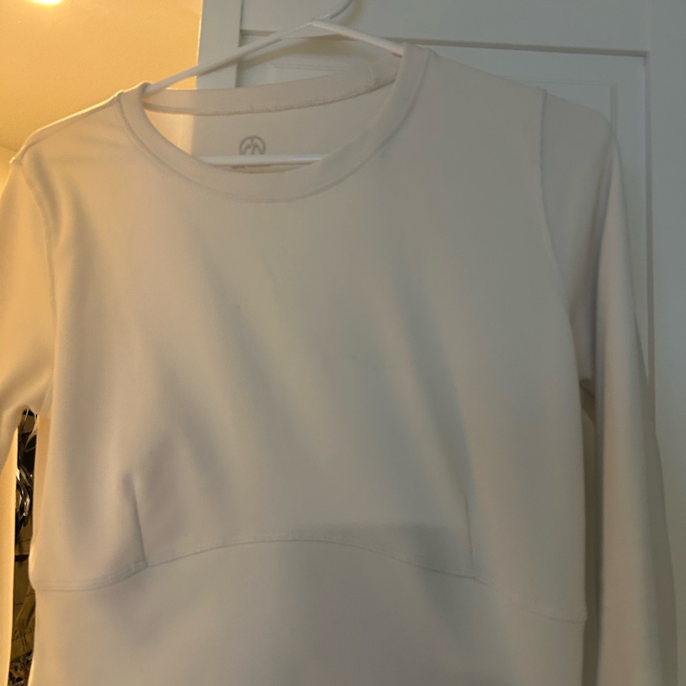 Cream Long Sleeve Top